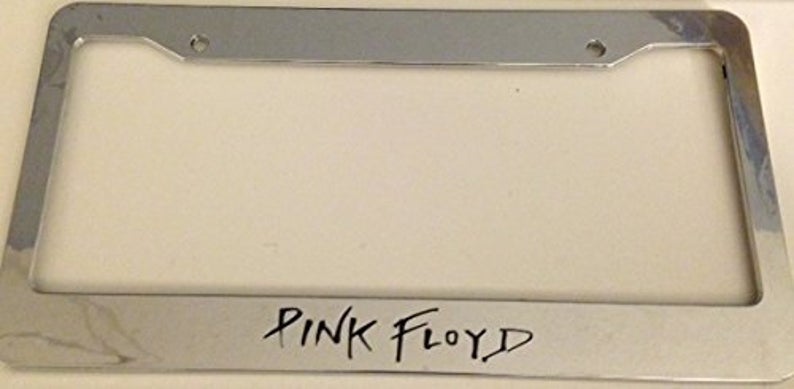 License Plate Frame Pink Floyd